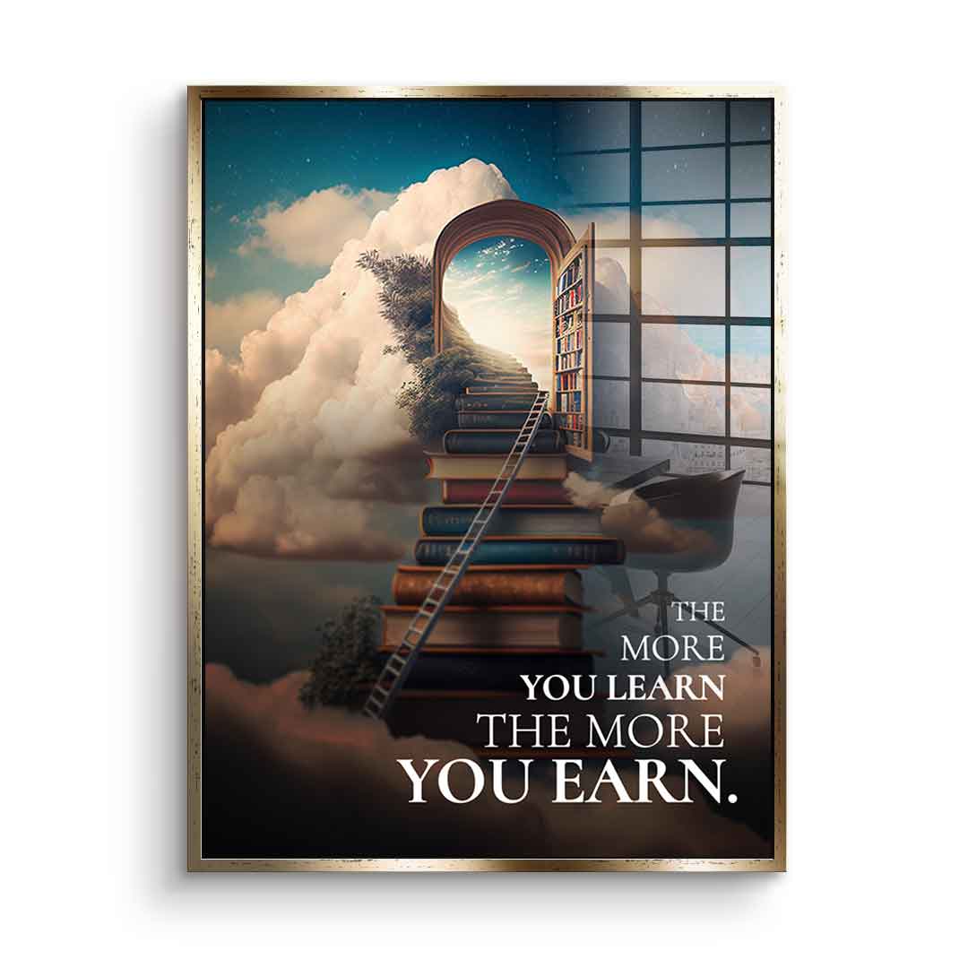 Power of learning - Acrylic glass