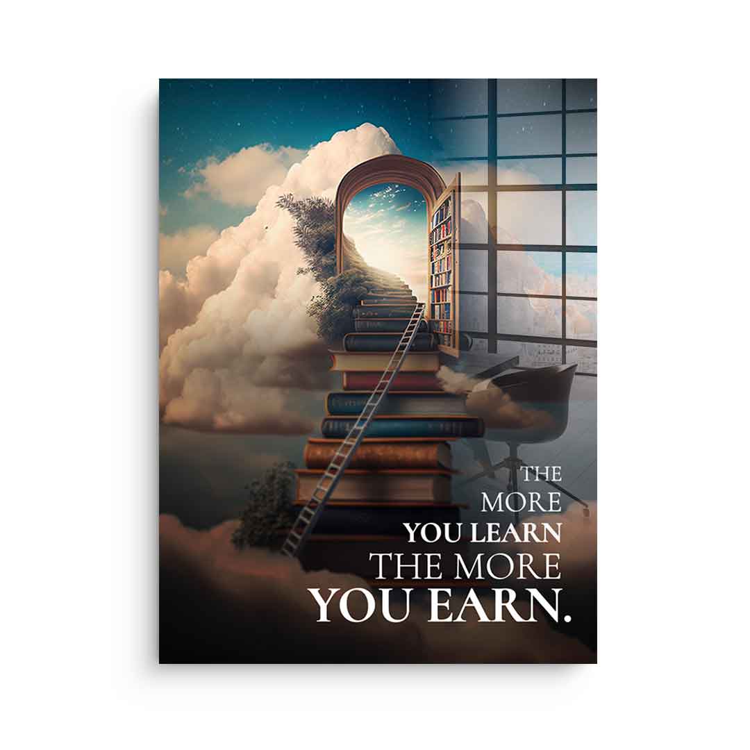 Power of learning - Acrylglas