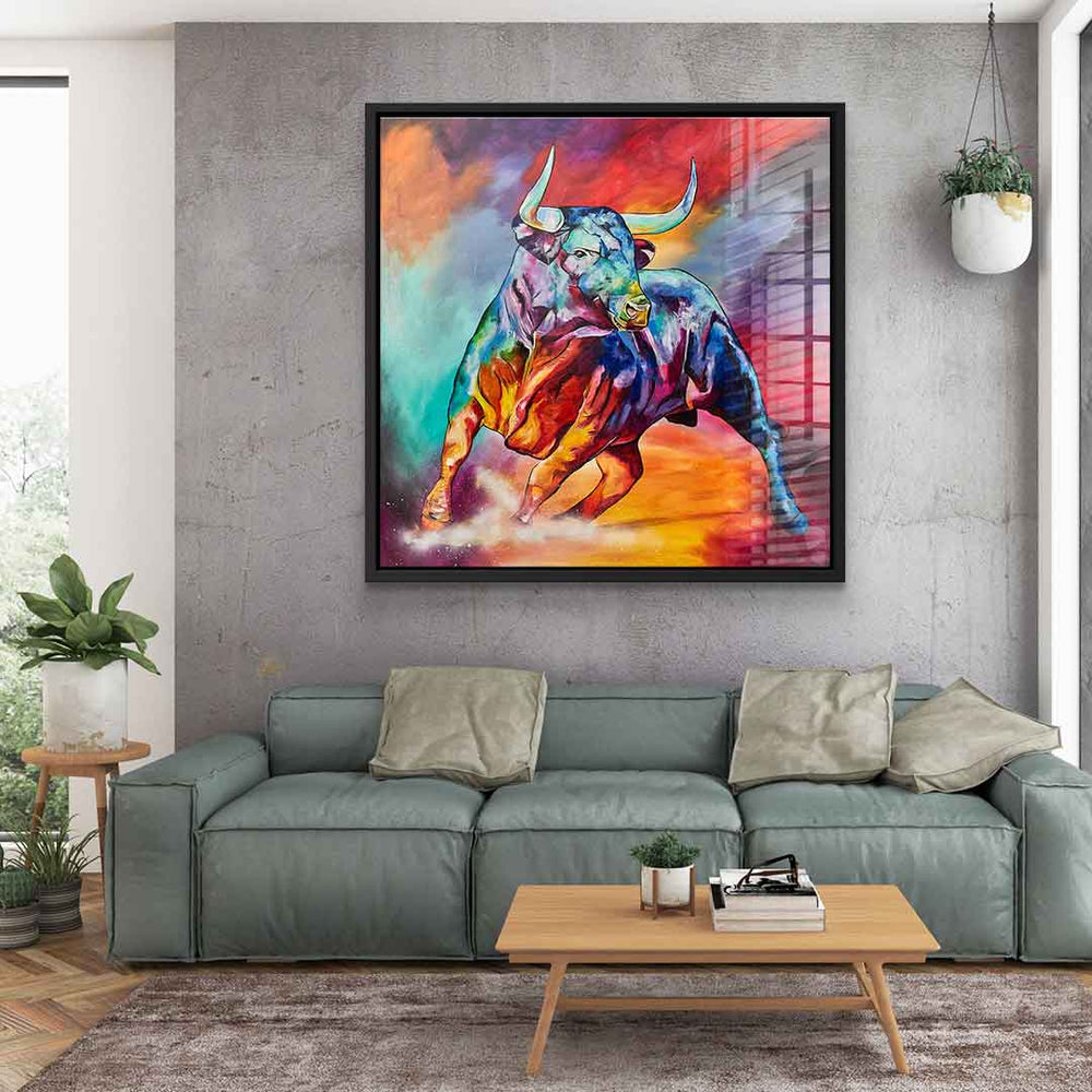 Proud Bull Acrylglasbild – Ansicht 2