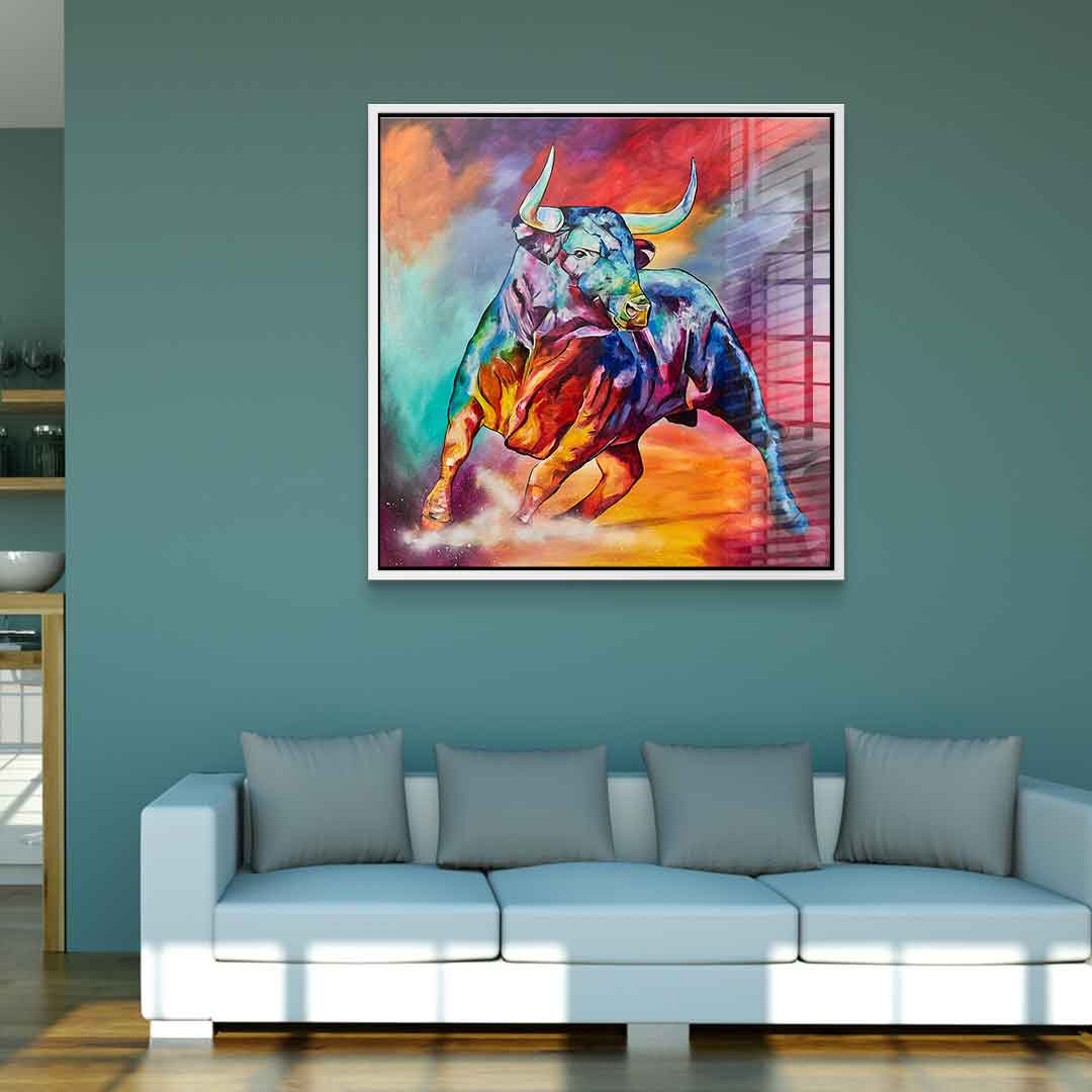 Proud Bull - Acrylic glass