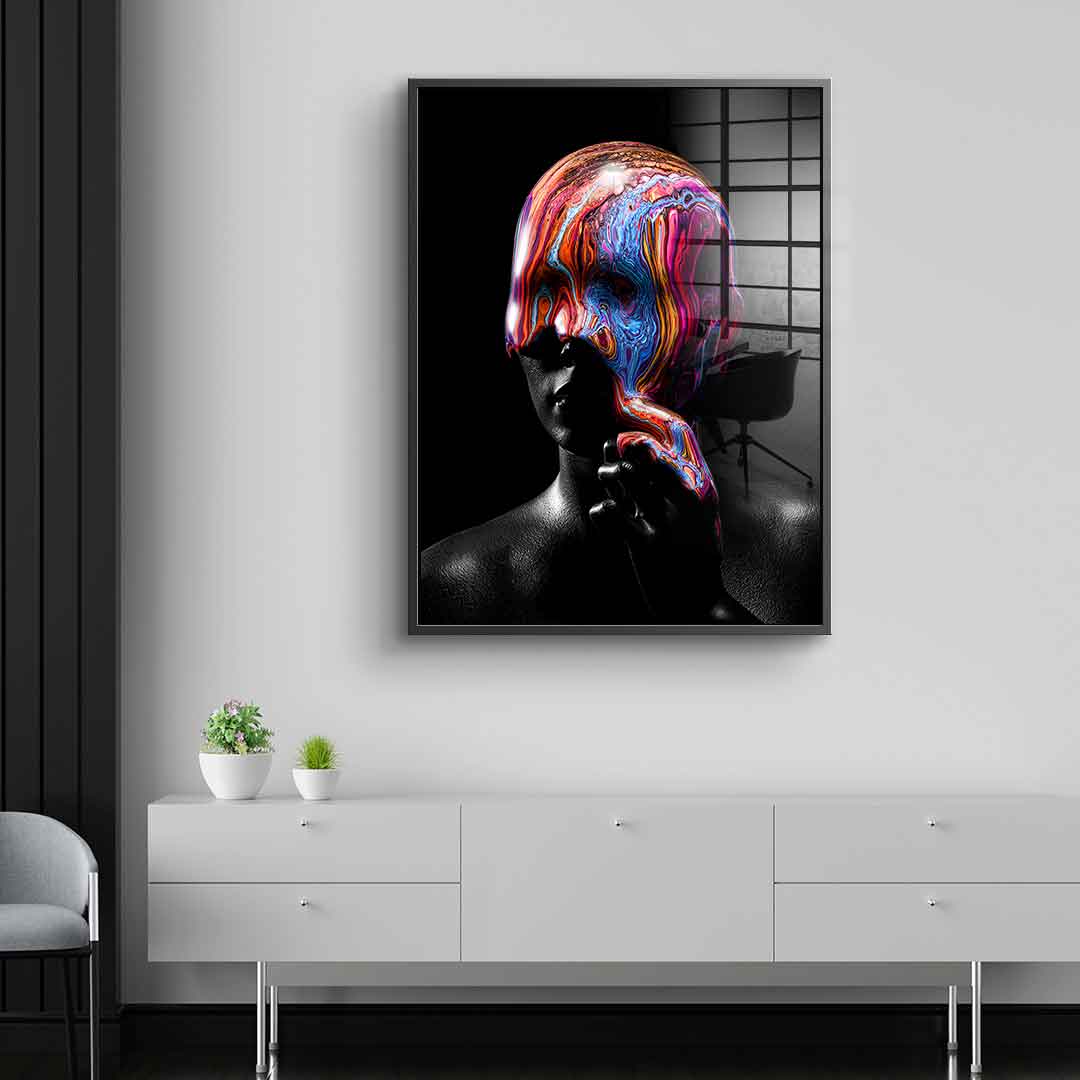 Psychedelic Contemplation - Acrylic glass