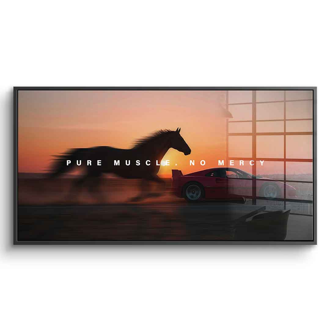 Pure Muscle - acrylic glass