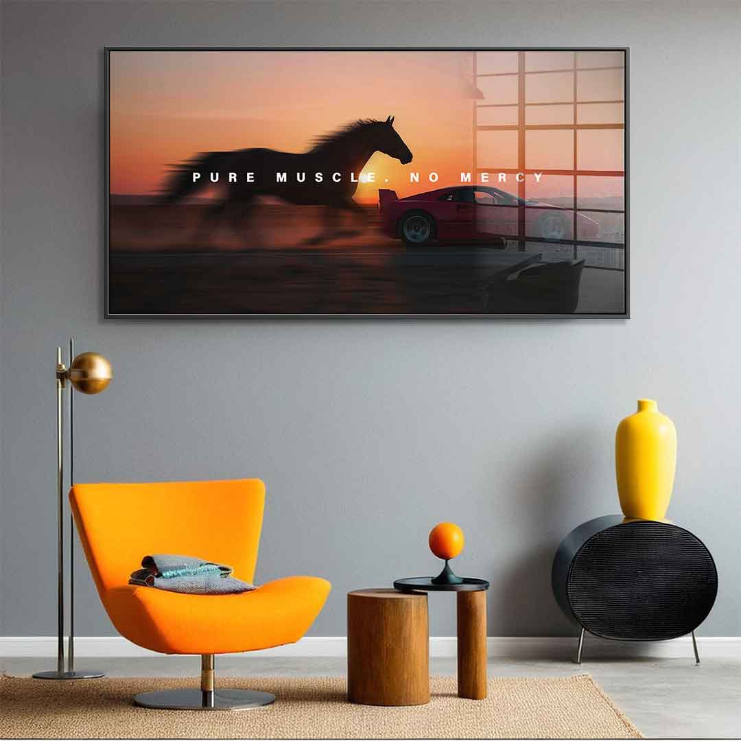 Pure Muscle - acrylic glass