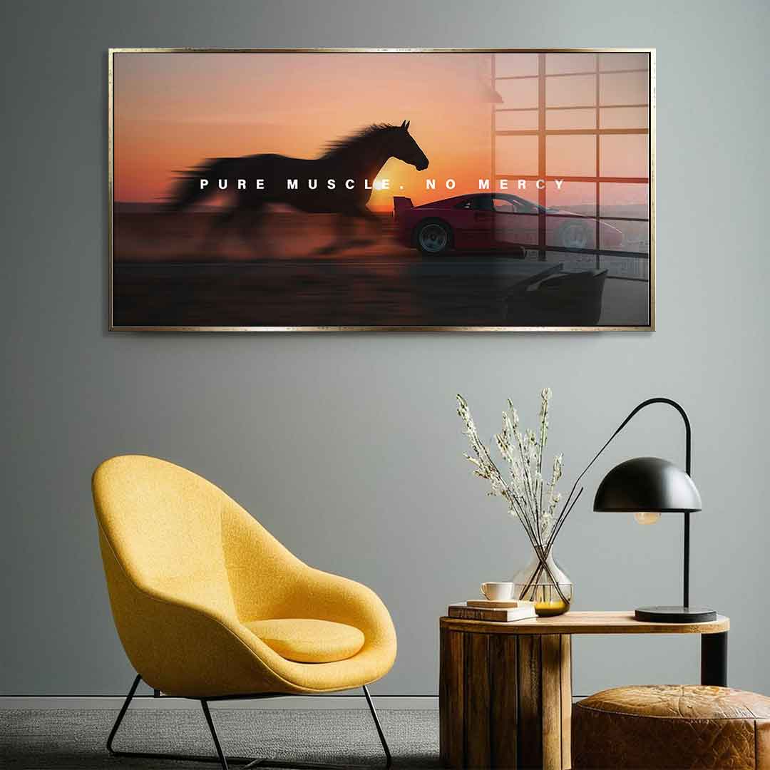 Pure Muscle (Ferrari) - Acrylglas