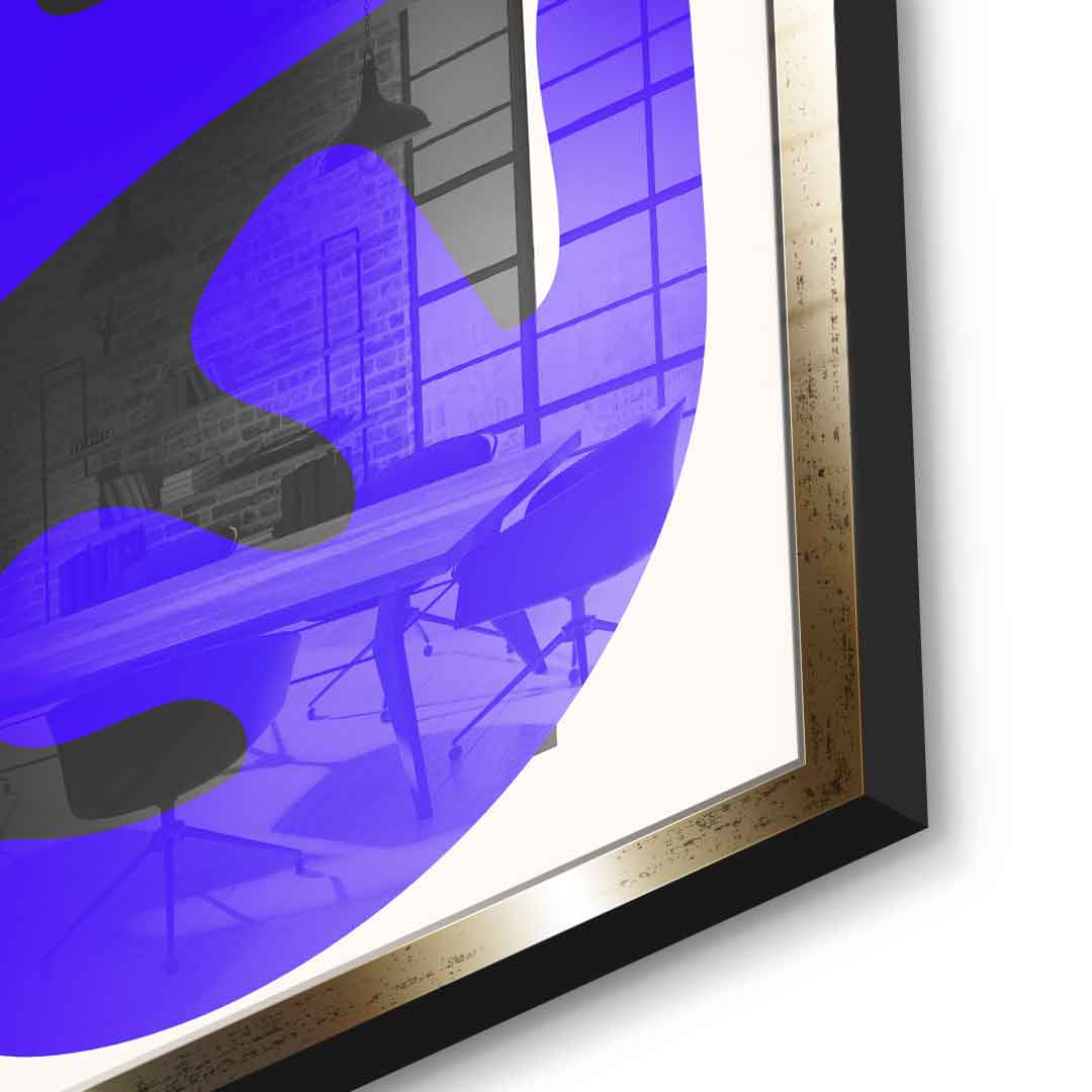 Purple'n'Black - Acrylic glass