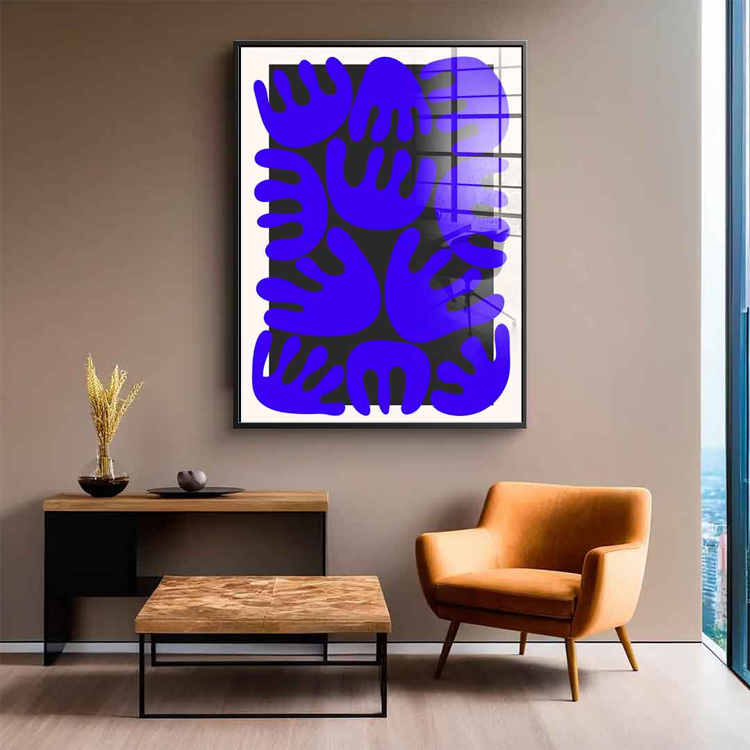 Purple'n'Black - Acrylic glass