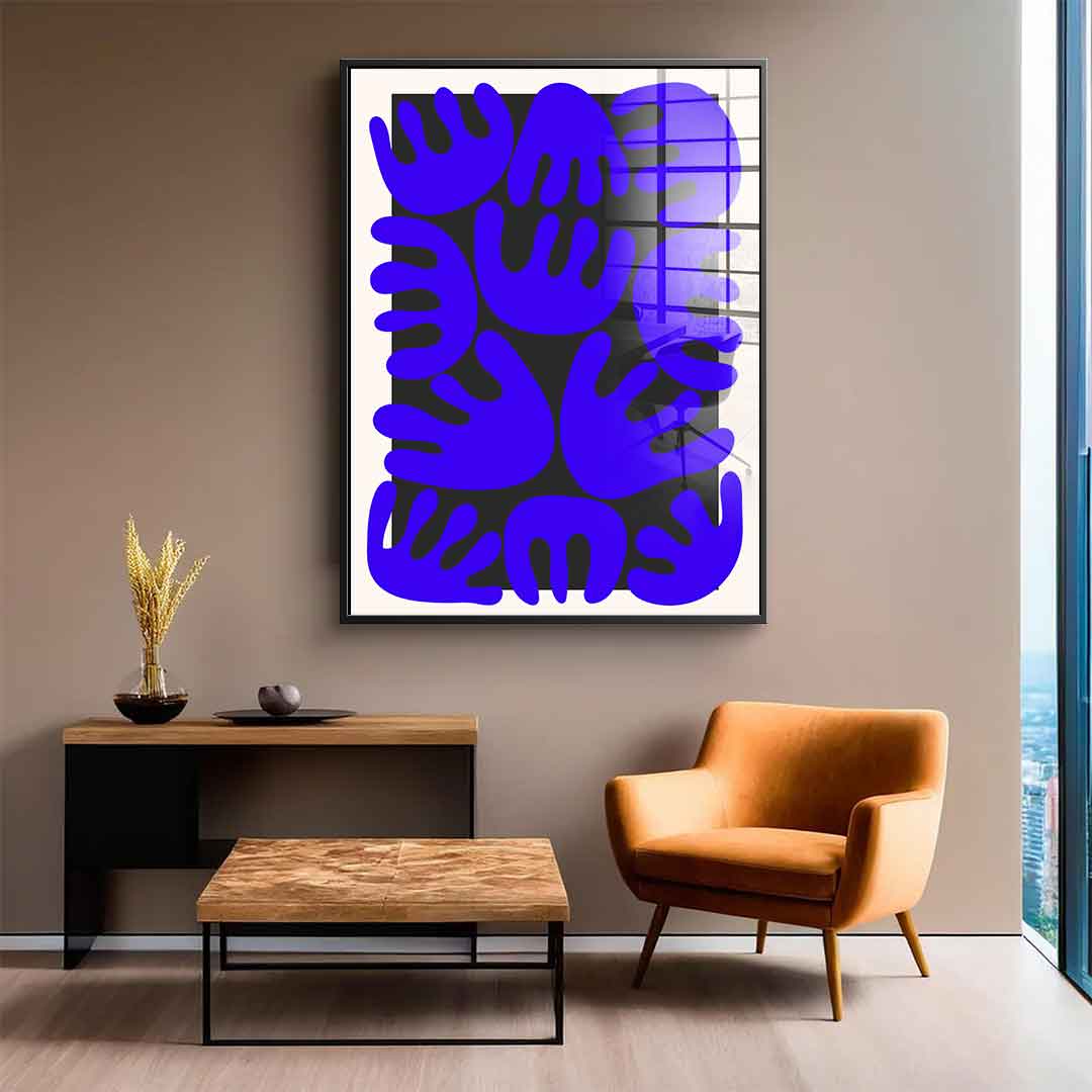 Purple'n'Black - acrylic glass