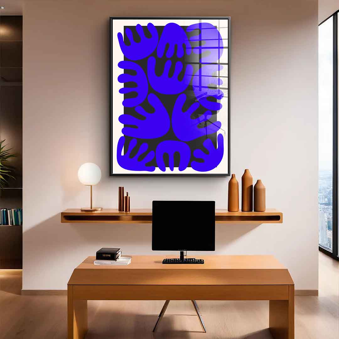 Purple'n'Black - acrylic glass