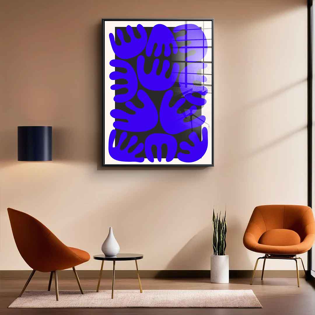 Purple'n'Black - Acrylic glass