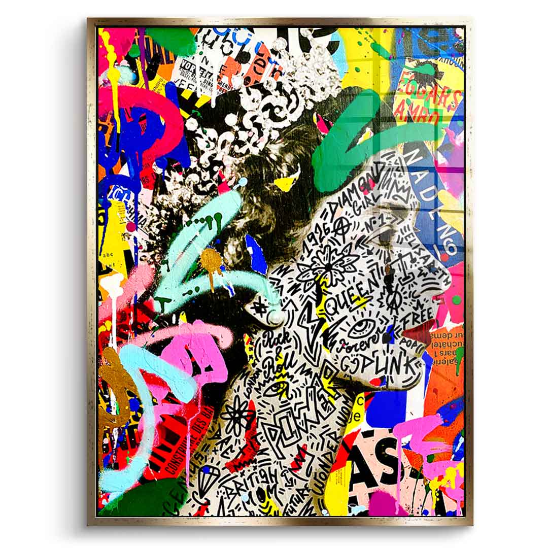 TORN QUEEN - Acrylic glass