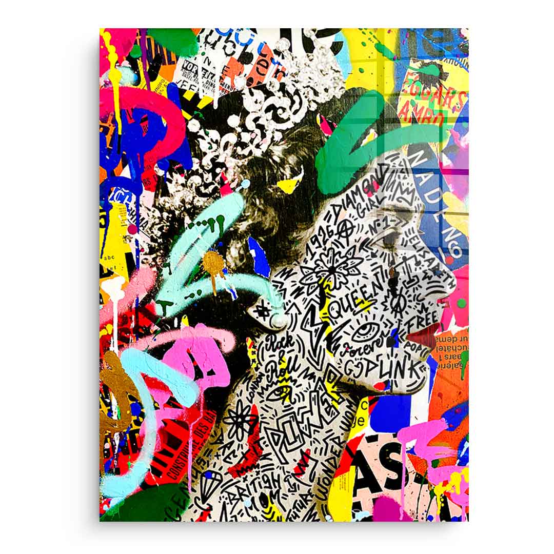 TORN QUEEN - Acrylic glass