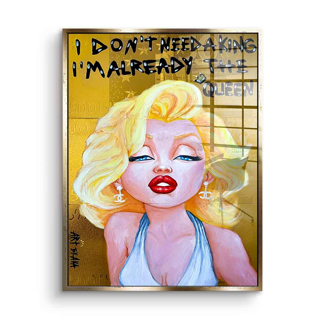 Queen Marilyn - Acrylglas