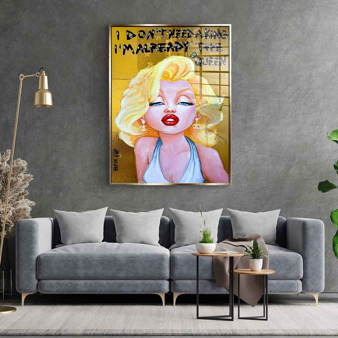 Queen Marilyn - Acrylglas