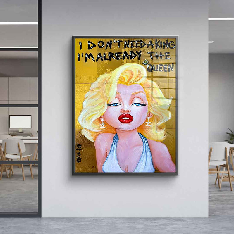 Queen Marilyn - acrylic