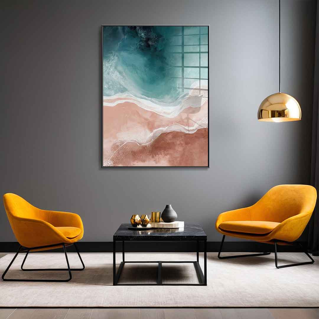 Quiet Sands And Gentle Waves - acrylic glass