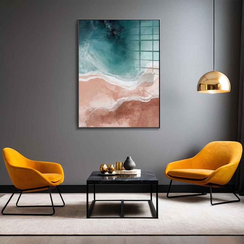 Quiet Sands And Gentle Waves - Acrylglas