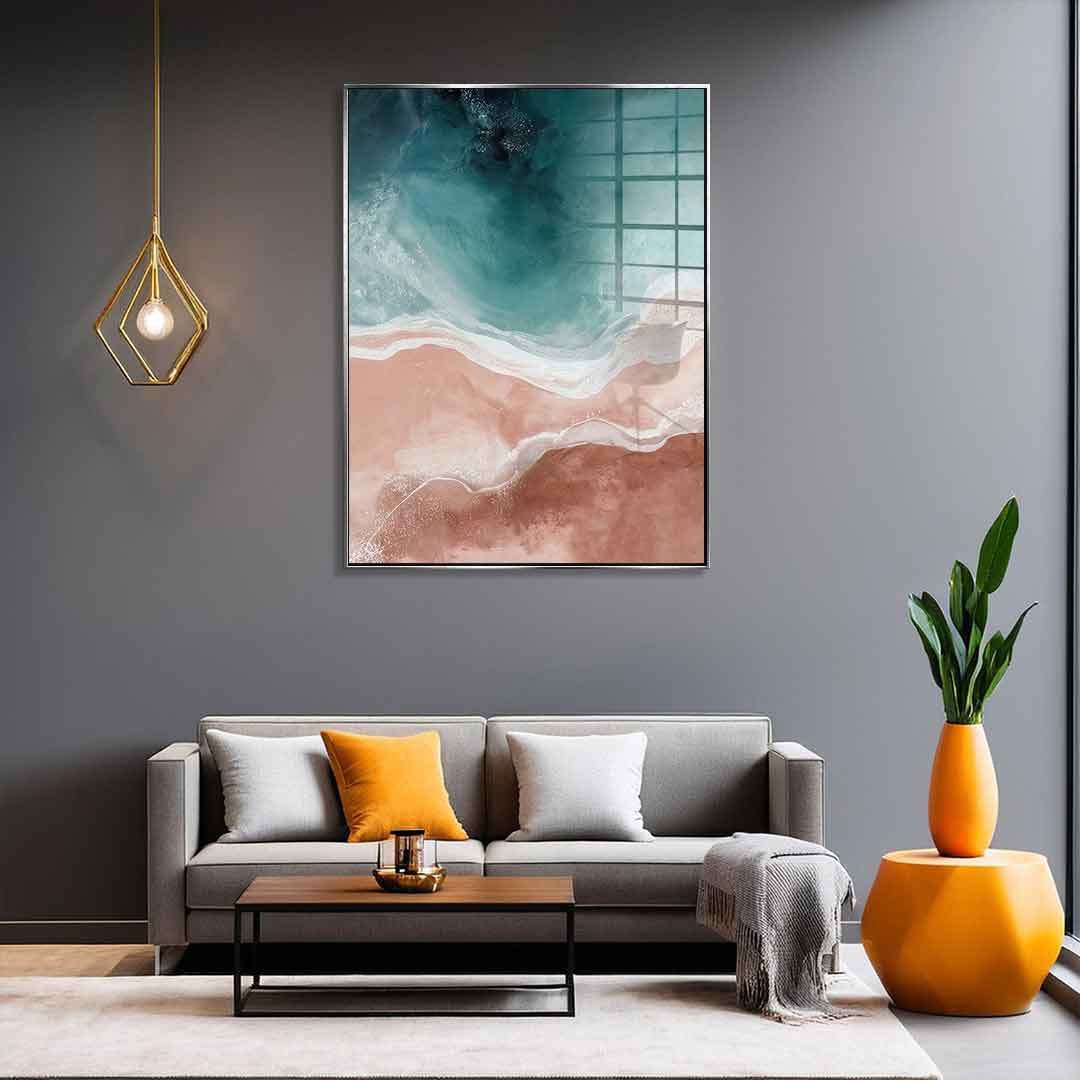 Quiet Sands And Gentle Waves - Acrylglas