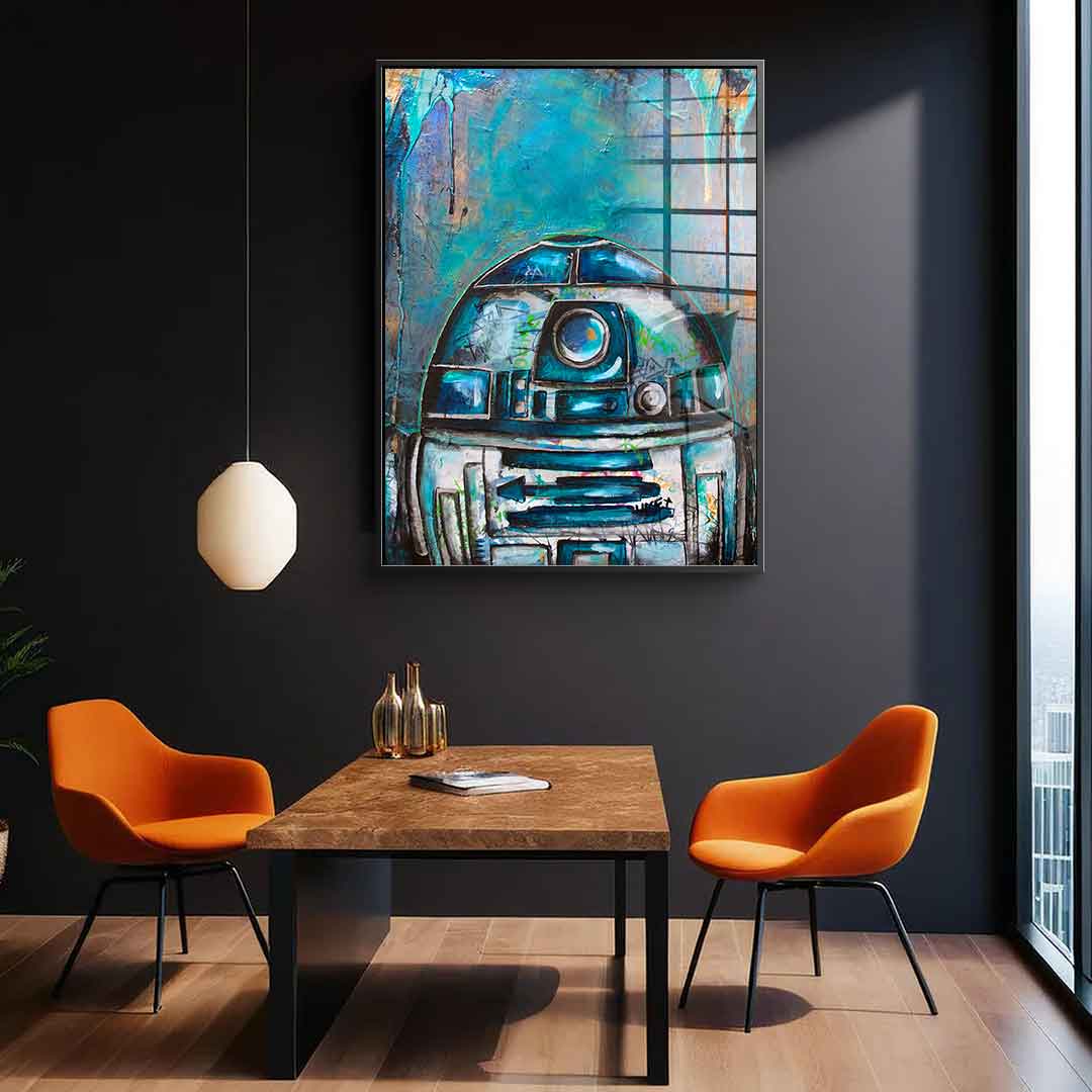 R2D2 - Acrylic glass