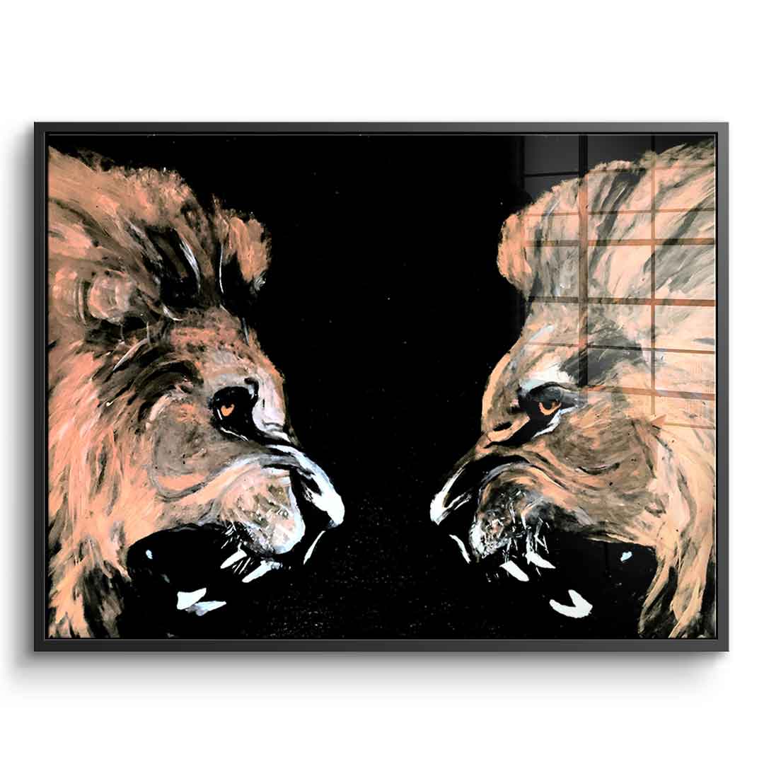 Roaring - Acrylic glass