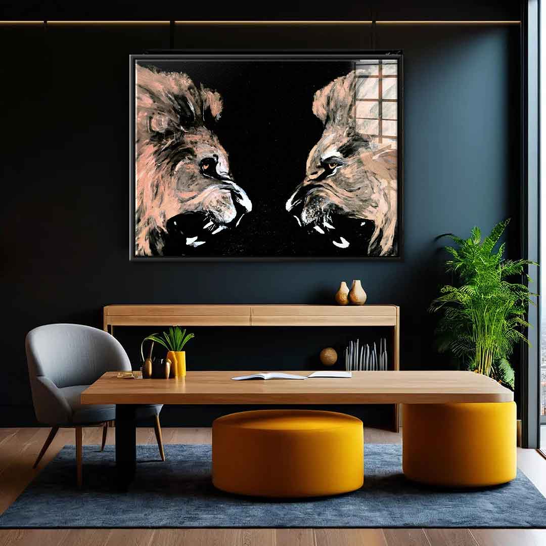 Roaring - Acrylic glass