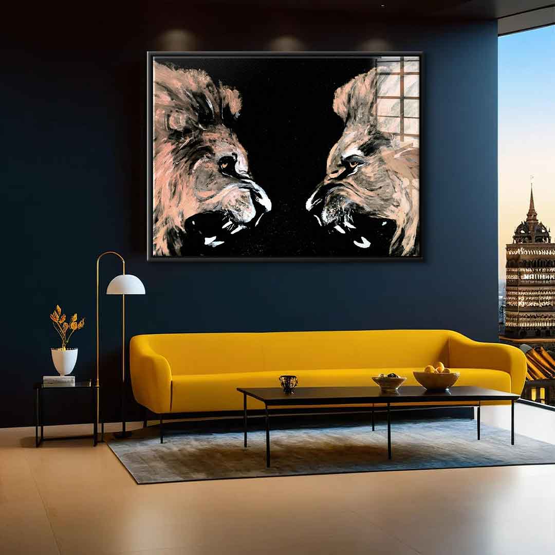 Roaring - Acrylic glass