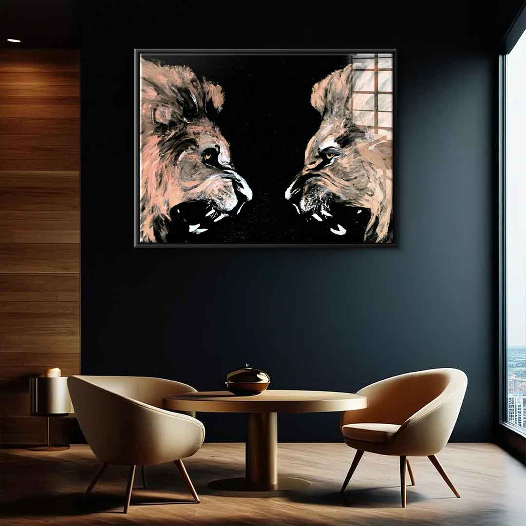 Roaring - Acrylic glass