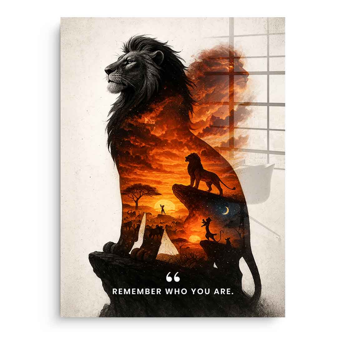 Remember who You are - Acrylglas