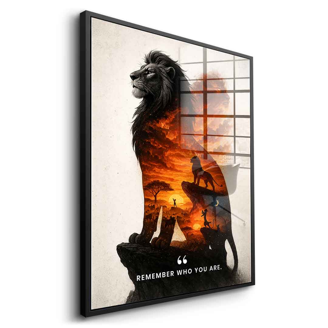 Remember who You are - Acrylglas