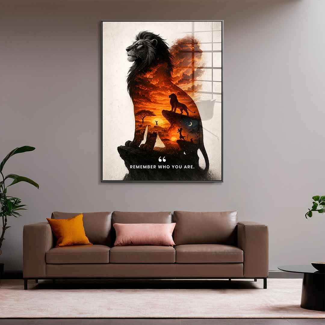 Remember who You are - Acrylglas