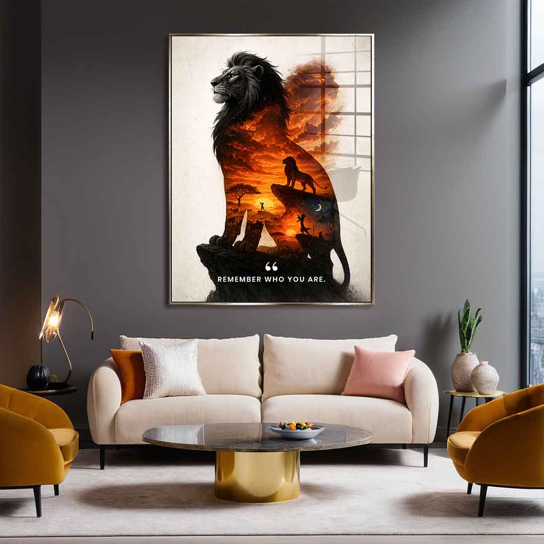 Remember who You are - Acrylglas