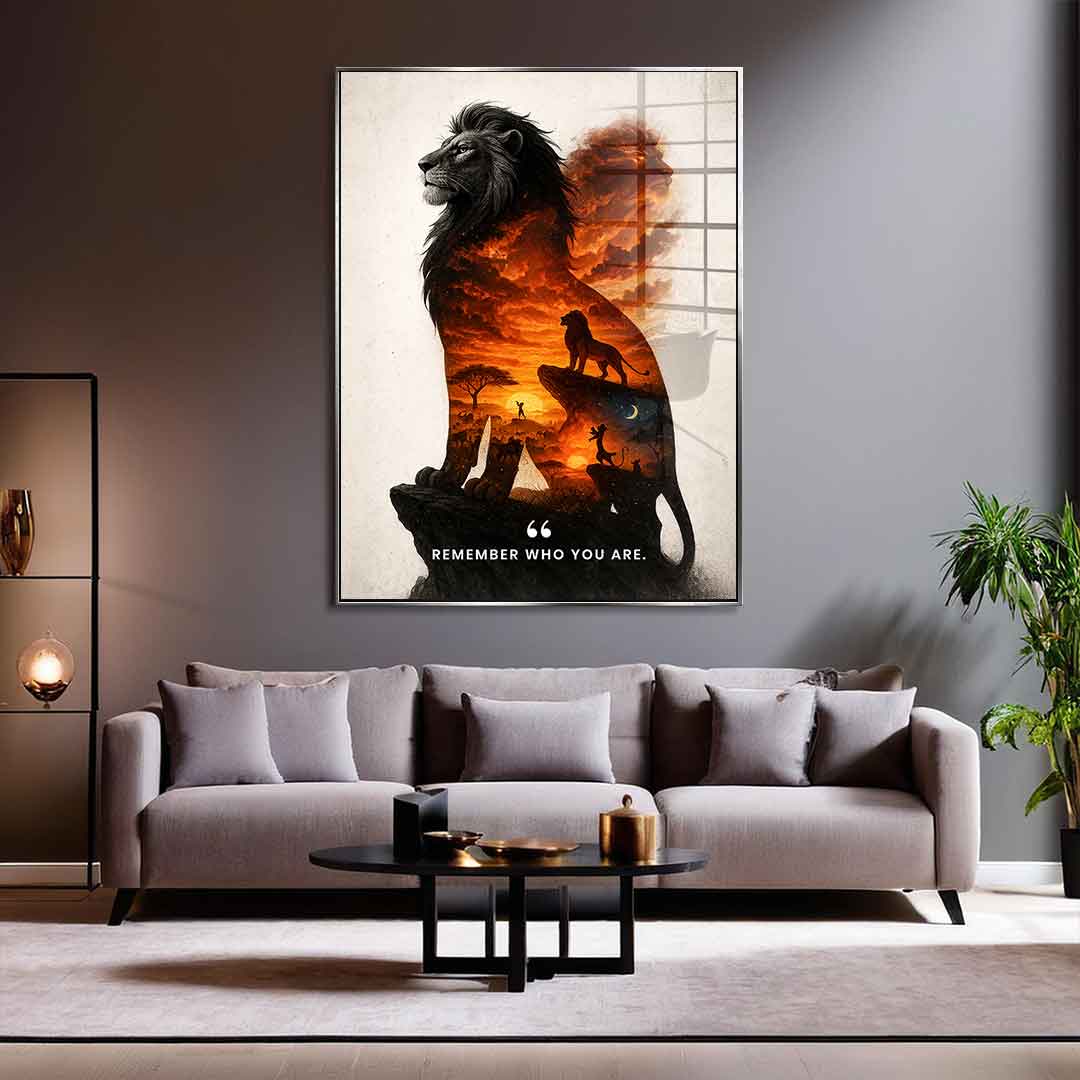 Remember who You are - acrylic glass