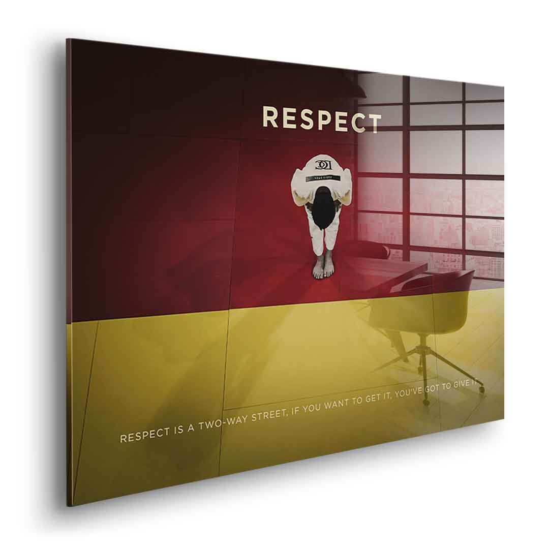 Respect - acrylic glass