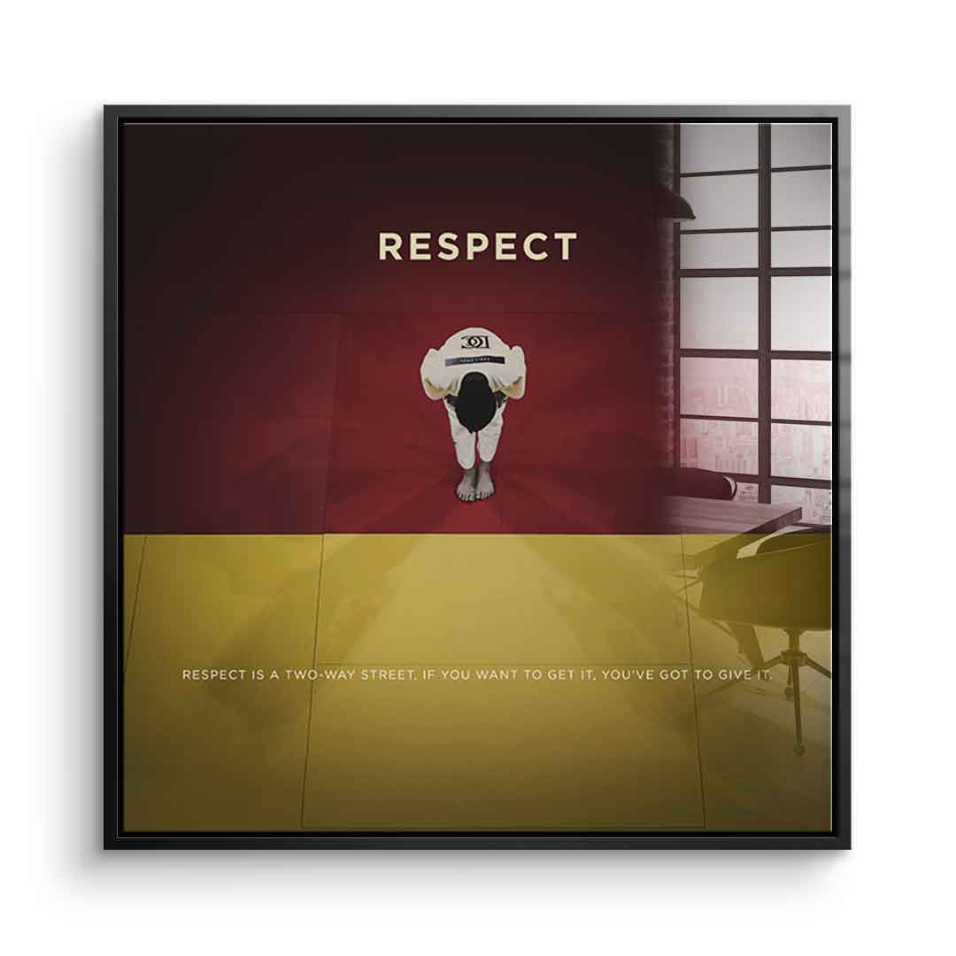 Respect - Quadrat Edition - Acrylglas