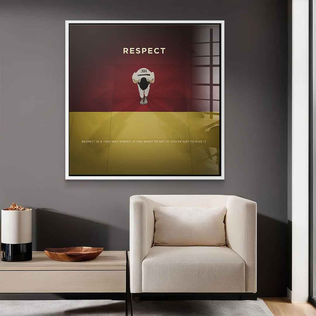 Respect - square edition - acrylic glass