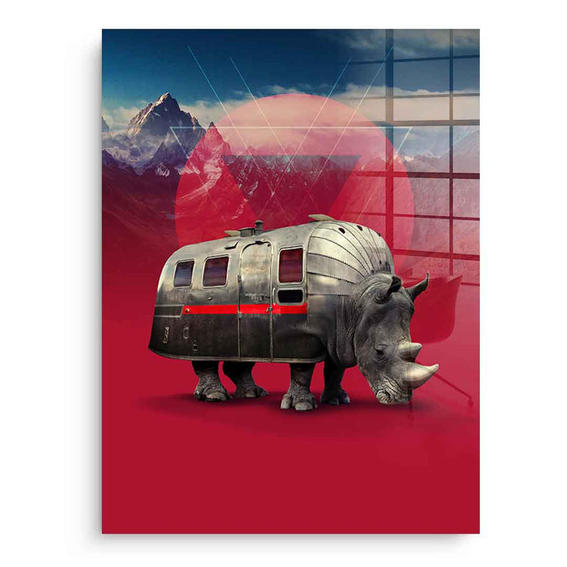 Rhino Van - Acrylic glass