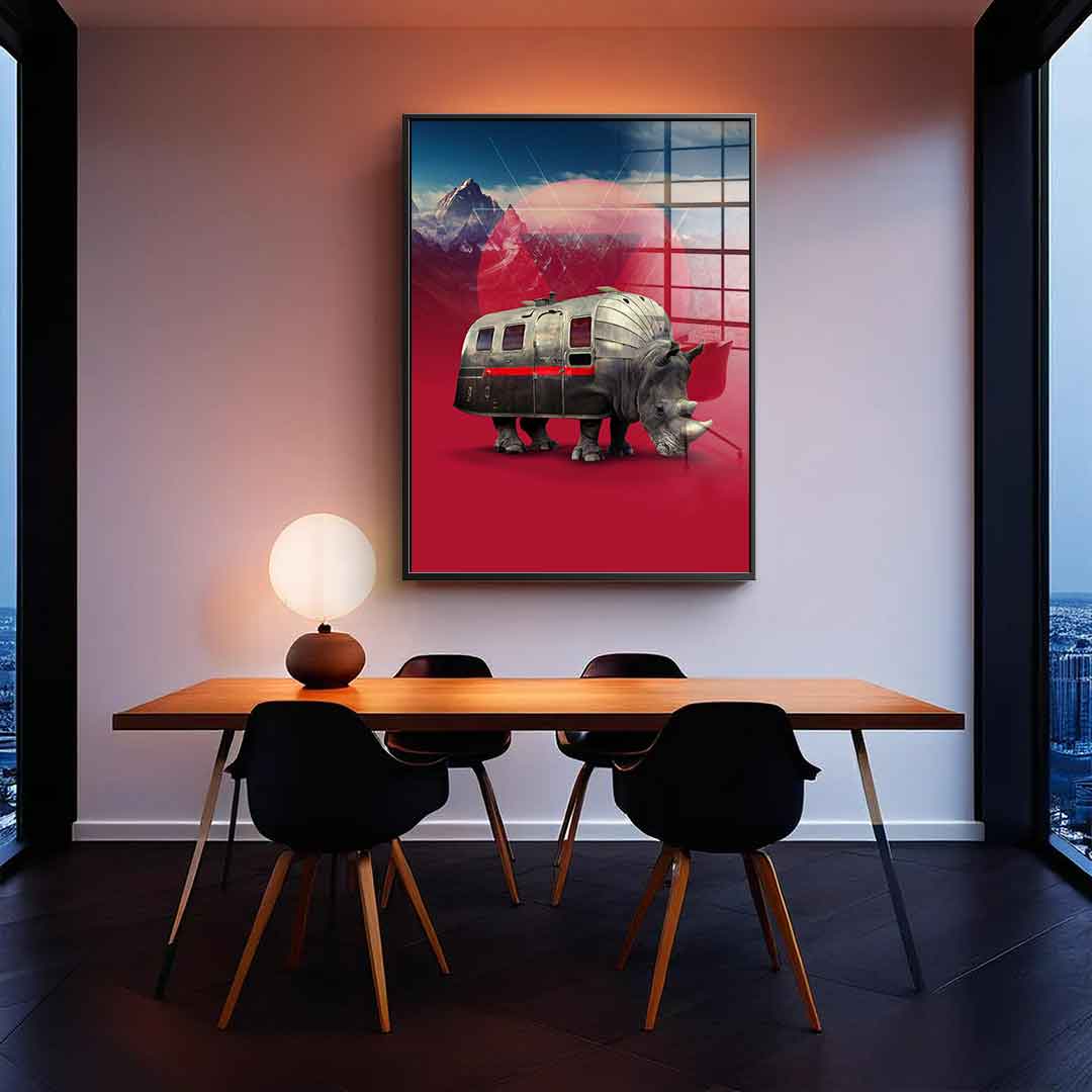Rhino Van - Acrylic glass