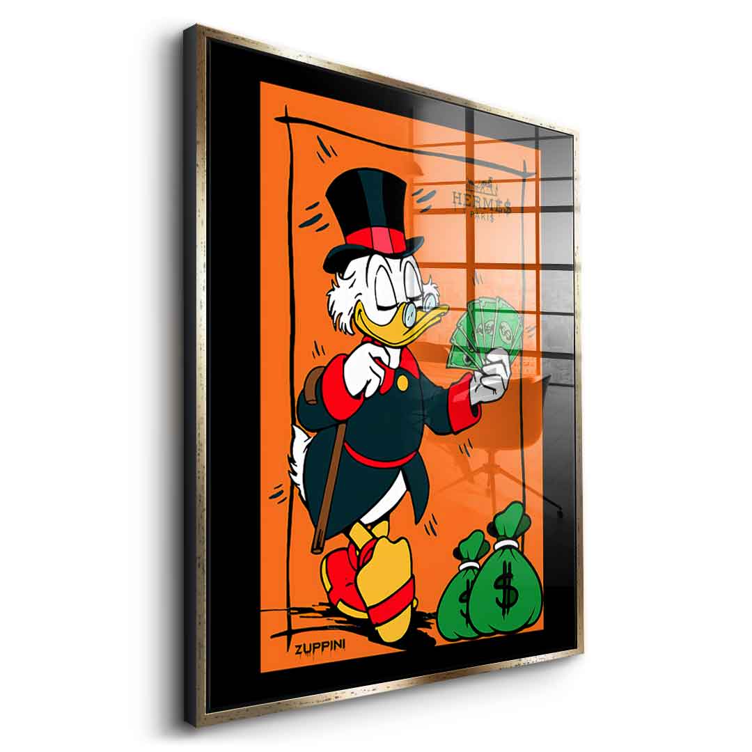 Rich Scrooge - Acrylglas