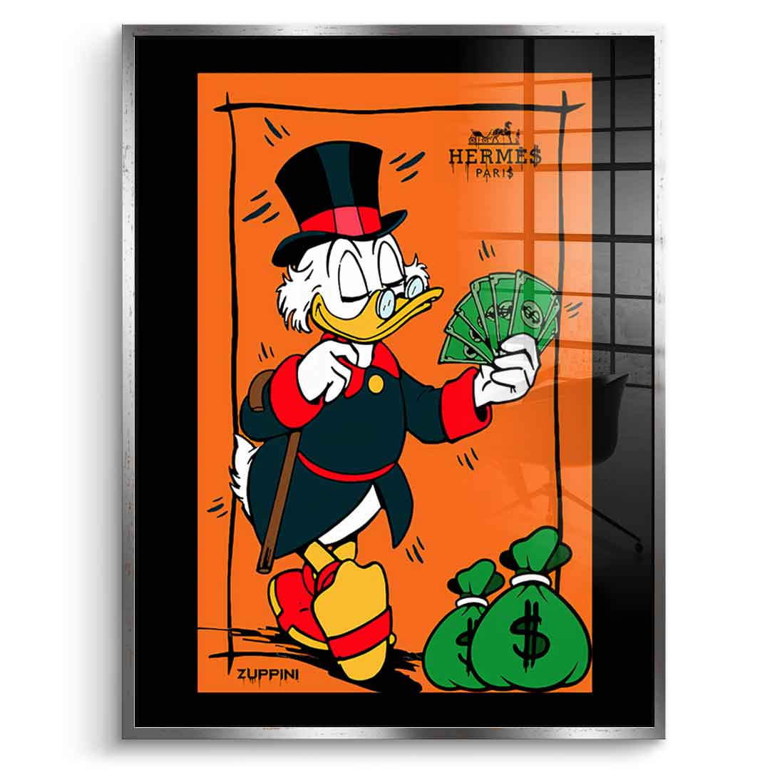 Rich Scrooge - Acrylglas