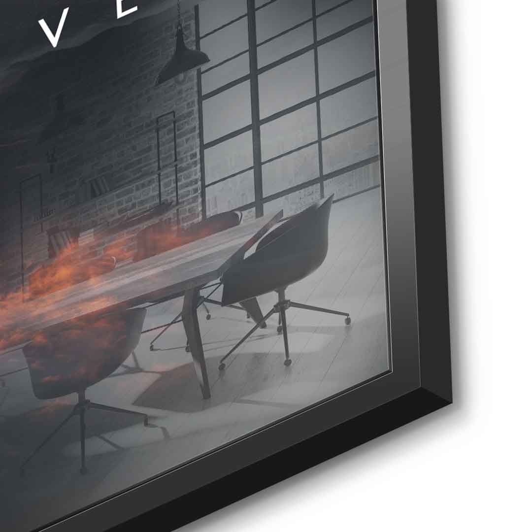 Risk Creates Perspective - Acrylglas