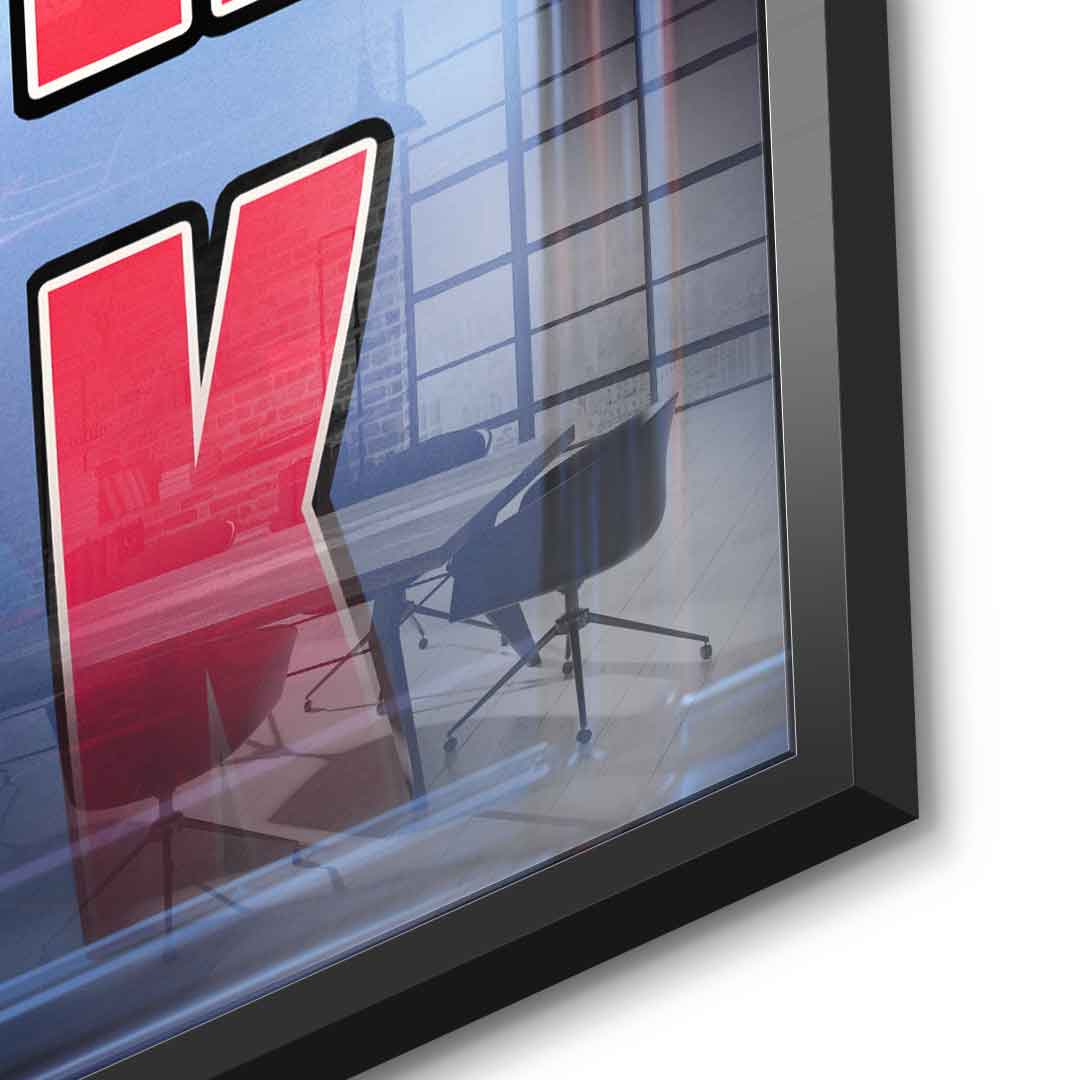 Risk & Rich - Acrylic glass