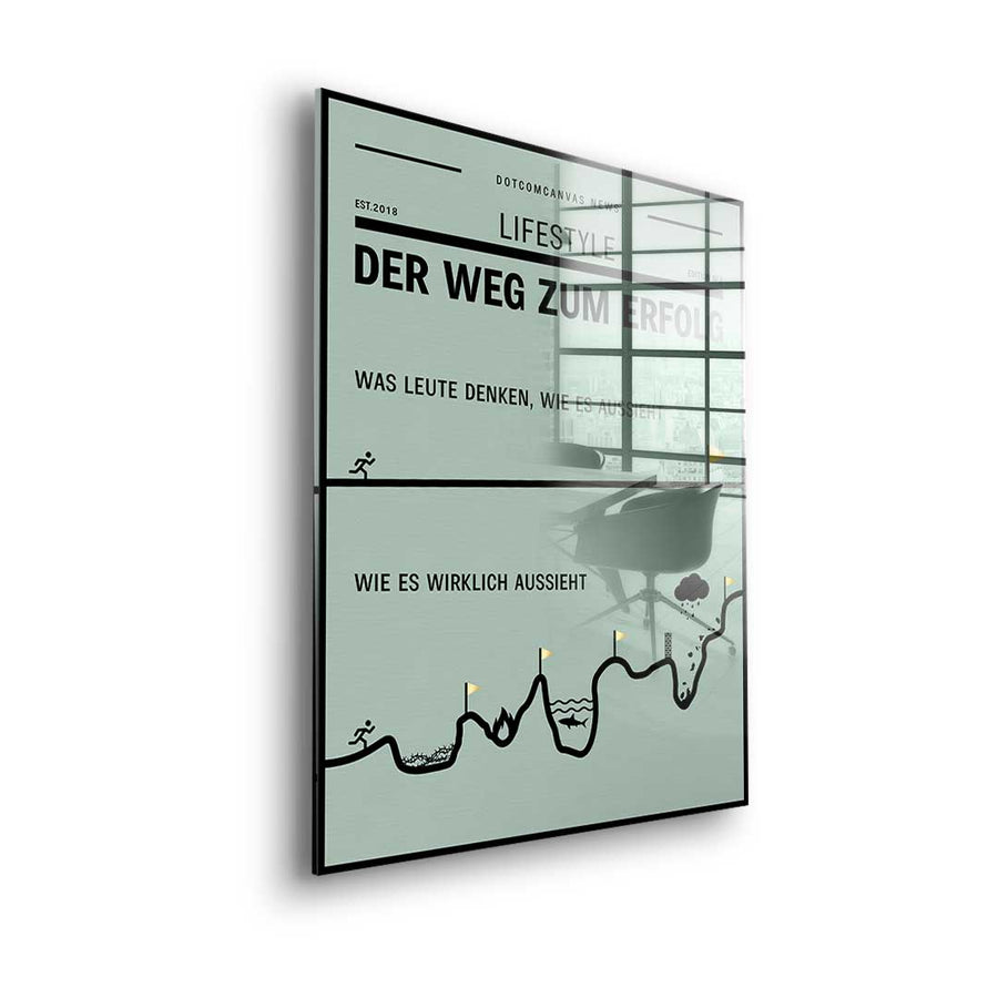 Road to success - Acrylic glass