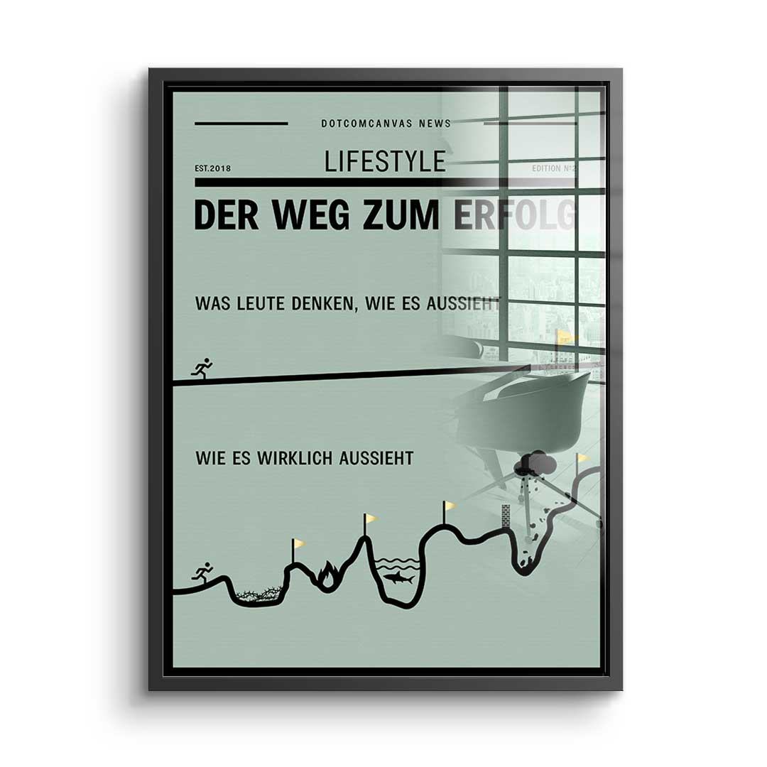 Road to success - Acrylic glass