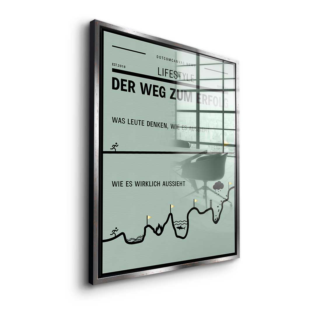 Road to success - Acrylic glass