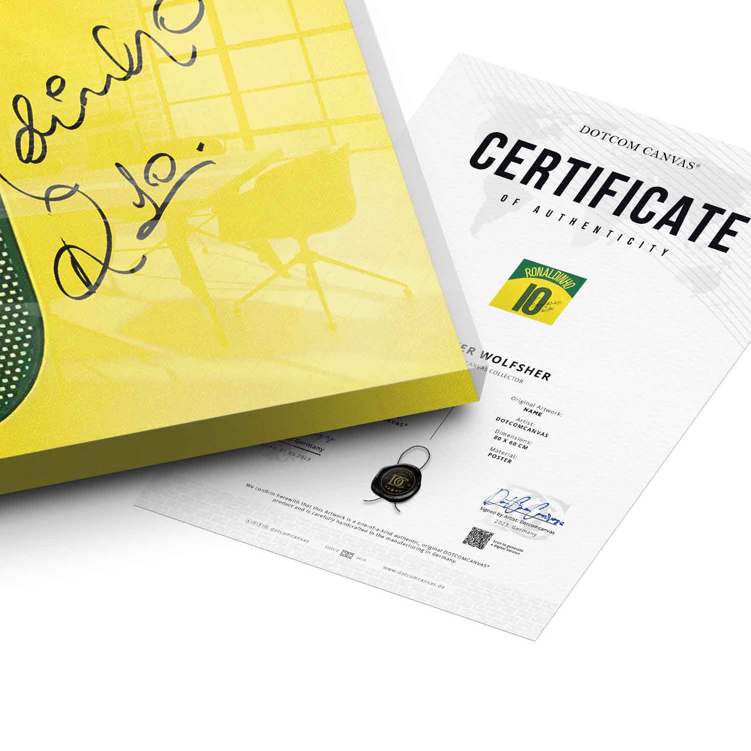 Ronaldinho - Square Edition - Acrylic glass