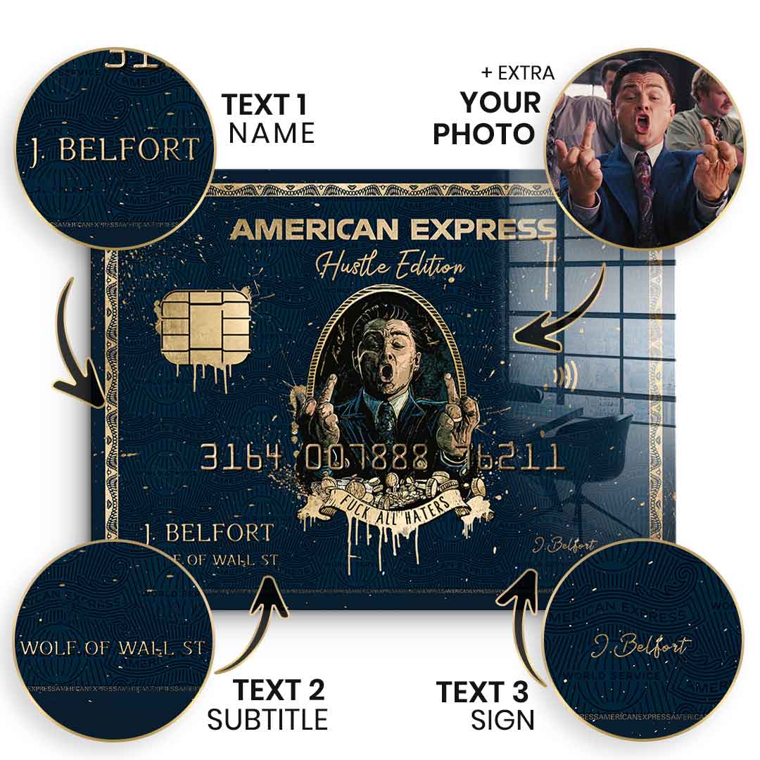 Royal American Express - Personalisierbar - Acrylglas