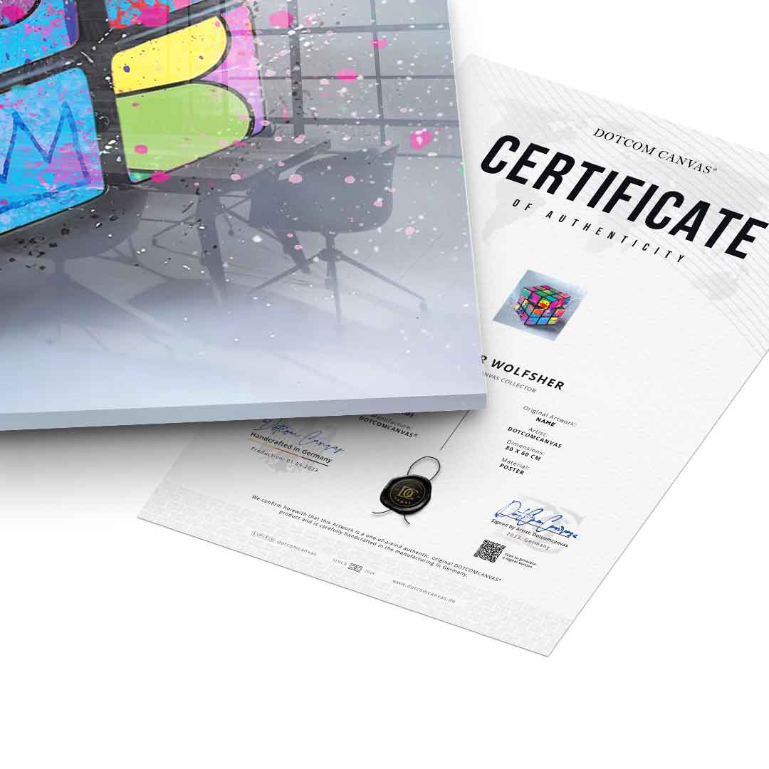 Rubiks Flower - Acrylglas