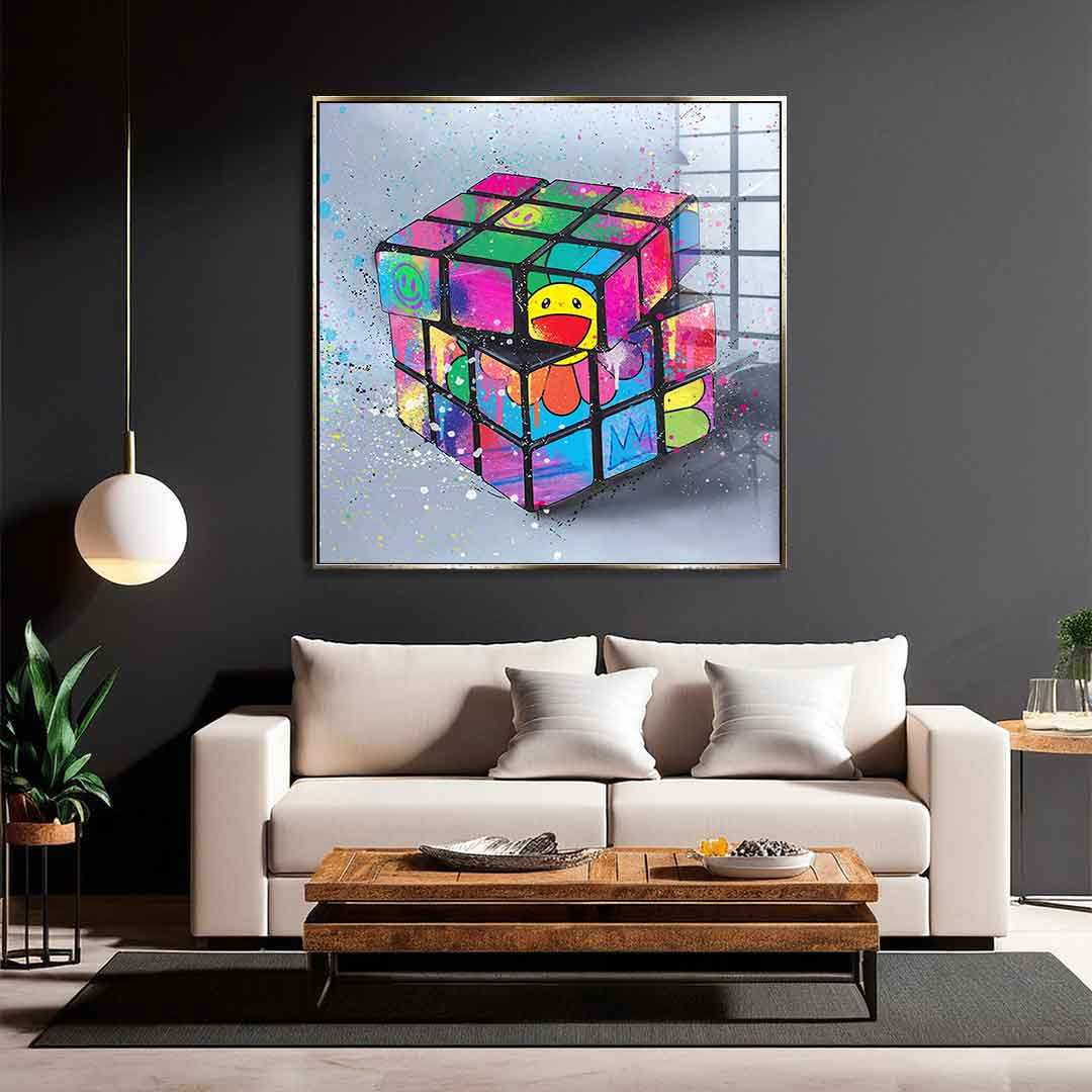 Rubiks Flower - Acrylglas