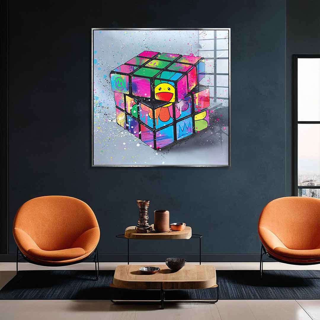 Rubiks Flower - Acrylglas