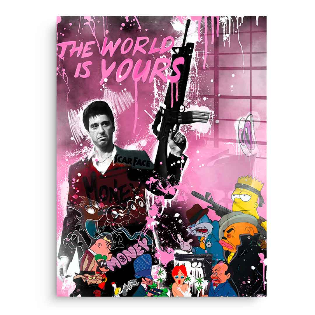 SCARFACE - Acrylglas