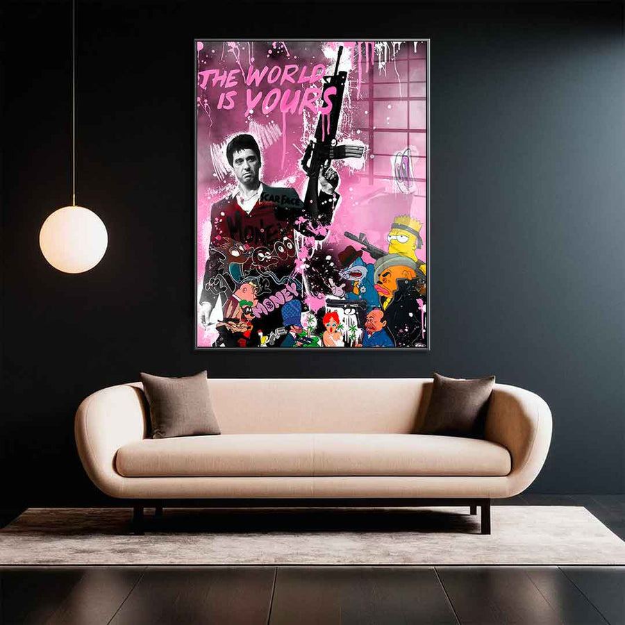 SCARFACE - Acrylic glass